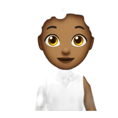 A Christmas angel sticker