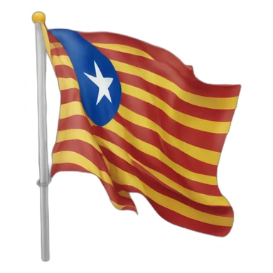 Bandera estelada catalana sticker