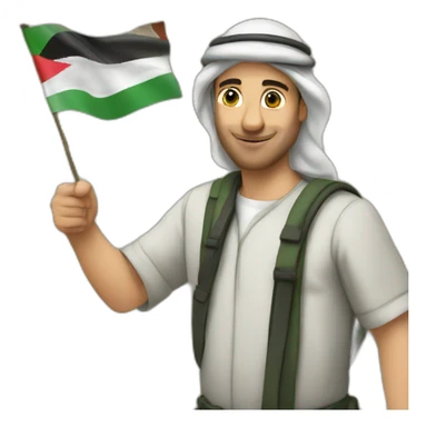 palestine israel sticker