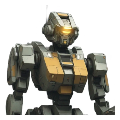 battletech-mech-thumbsup sticker