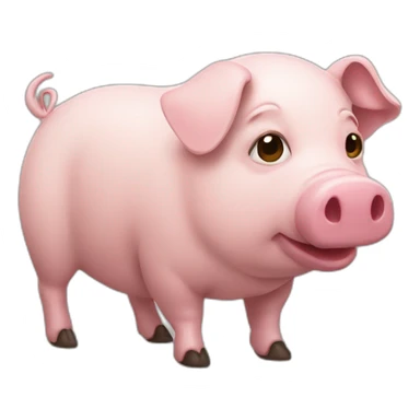 UN AHUCHA CERDITO sticker