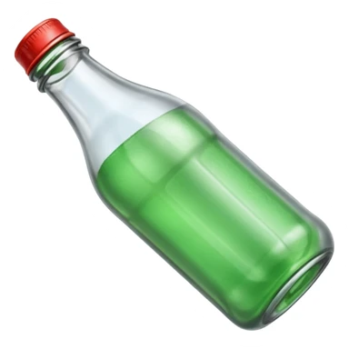 empty SODA bottle  sticker