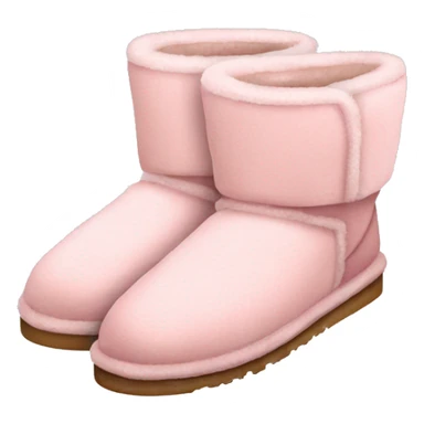 UGG slippers light pink sticker