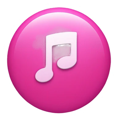 Pink Spotify logo sticker