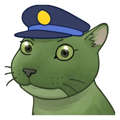 Gato jarri poter  sticker