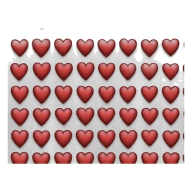a blood red gothic heart emoji sticker