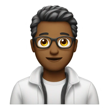 men with a laptop sticker