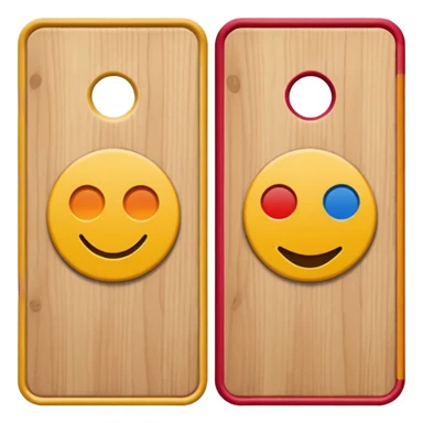 Cornhole board sticker