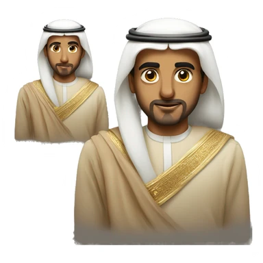 photorealistic  Faisal King of Saudi Arabia serious sticker