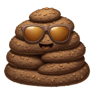 Poo With Sunglasses  sticker