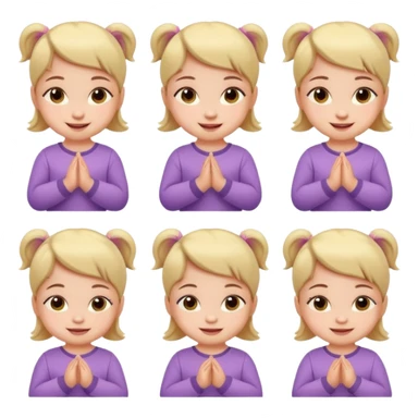 Baby Girl, Different Poses, different outfit sticker