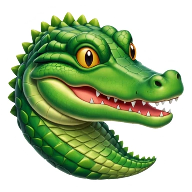 My best friend is an alligator sticker