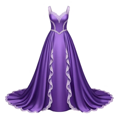 purple wedding dress sticker