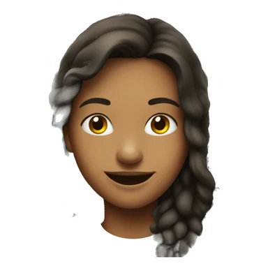 smiling girl in car interior sticker