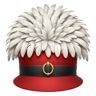 austrian feather hat sticker