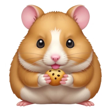 hamster eating sticker