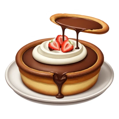 chocolate dutch baby sticker