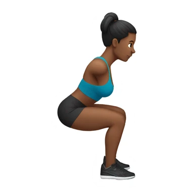 dumbell squat  sticker