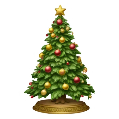 Victorian Christmas tree  sticker