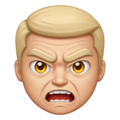 Angry and happy sticker