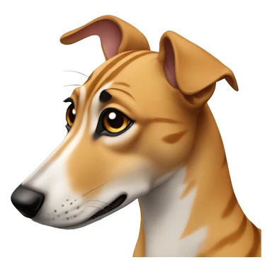 fawn tiger greyhound  sticker