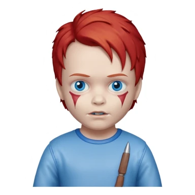 Child's Play Chuck Doll killer
 sticker