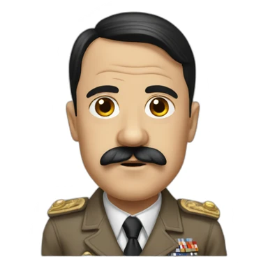 Definitely not Adolf Hitler sticker