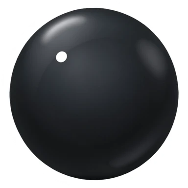 Black ball with text Control panicov sticker