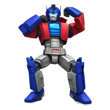 Optimus Prime dabbing sticker