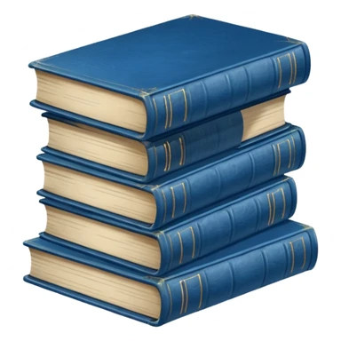 aesthetics blue books sticker