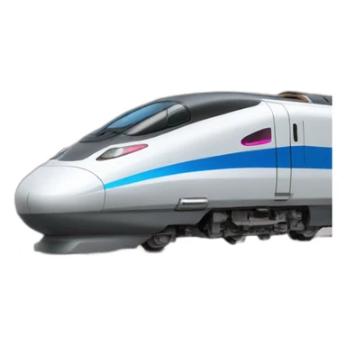 fusion colors bullet train sticker