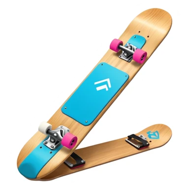 snow board,colorful, negative: character. sticker