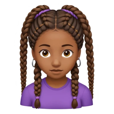 Black girl bent over sticker