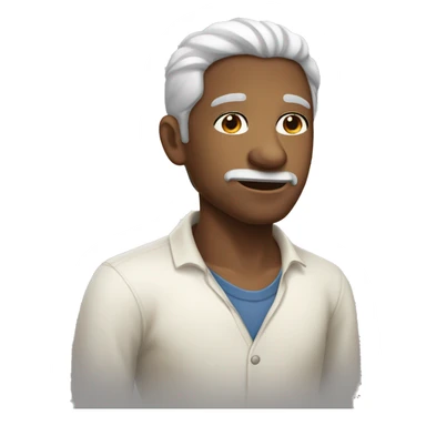 crie uma imagem de um homem de bone escrito ACEW sticker