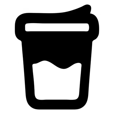 A sauce in a fast food packaging sticker