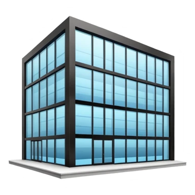 Corporate canteens as buildong outside view sticker