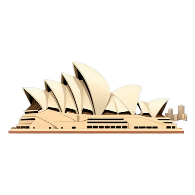 Sydney Opera House with fireworks sticker