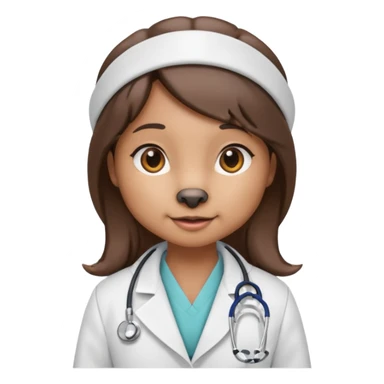 haz una nutria femenina como nutriologa sticker