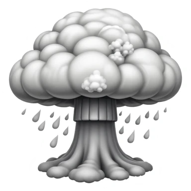 Can we make a nuclair bomb musroom cloud emoji sticker