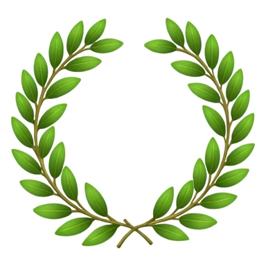 Laurel Wreath sticker