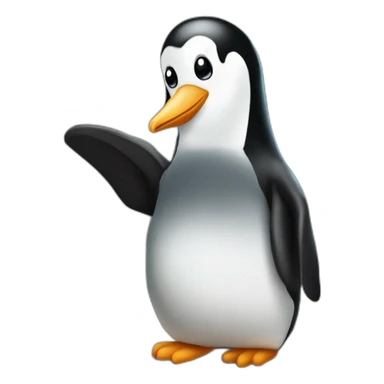 Un pingüino en mi ascensor sticker