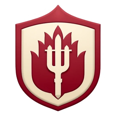 Indiana university logo IU sticker