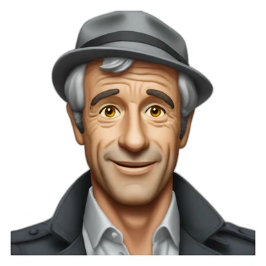 jean Paul Belmondo sticker