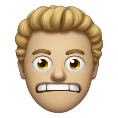 angry at computer after an email response sticker