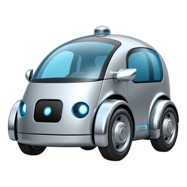 future delivery car robot sticker