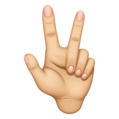 Emoji doigts d’honneur à la place de la main un pied  sticker