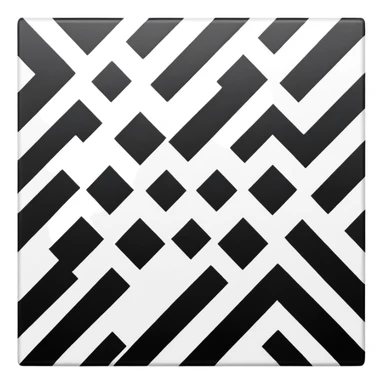 pure 8x8 checkerboard pattern with alternating black and white squares only, absolutely nothing else sticker