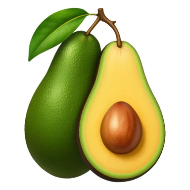 mangoes holding a small avocado sticker