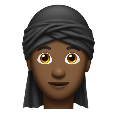 Black guy with durag sticker