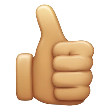  thumbs up emoji with the thumb down sticker